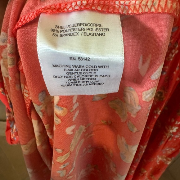 NEW✨Red Floral Dress (Stitch Fix) Size 3X - Picture 3 of 6